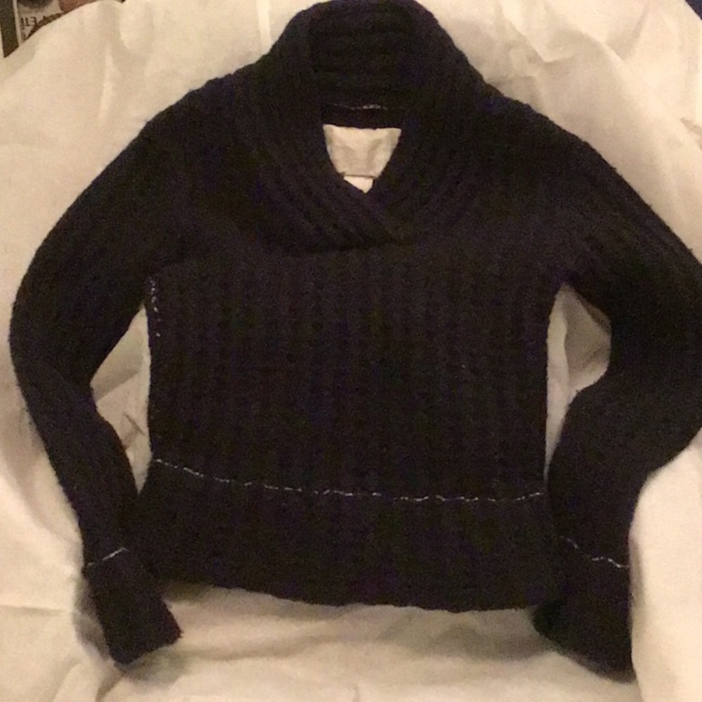 Maison Martin Margiela X H&M EXCLUSIVE navy wool knit sweater, small